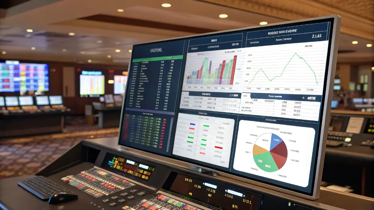 Casino CRM system dashboard displaying player segmentation analytics and campaign performance metrics